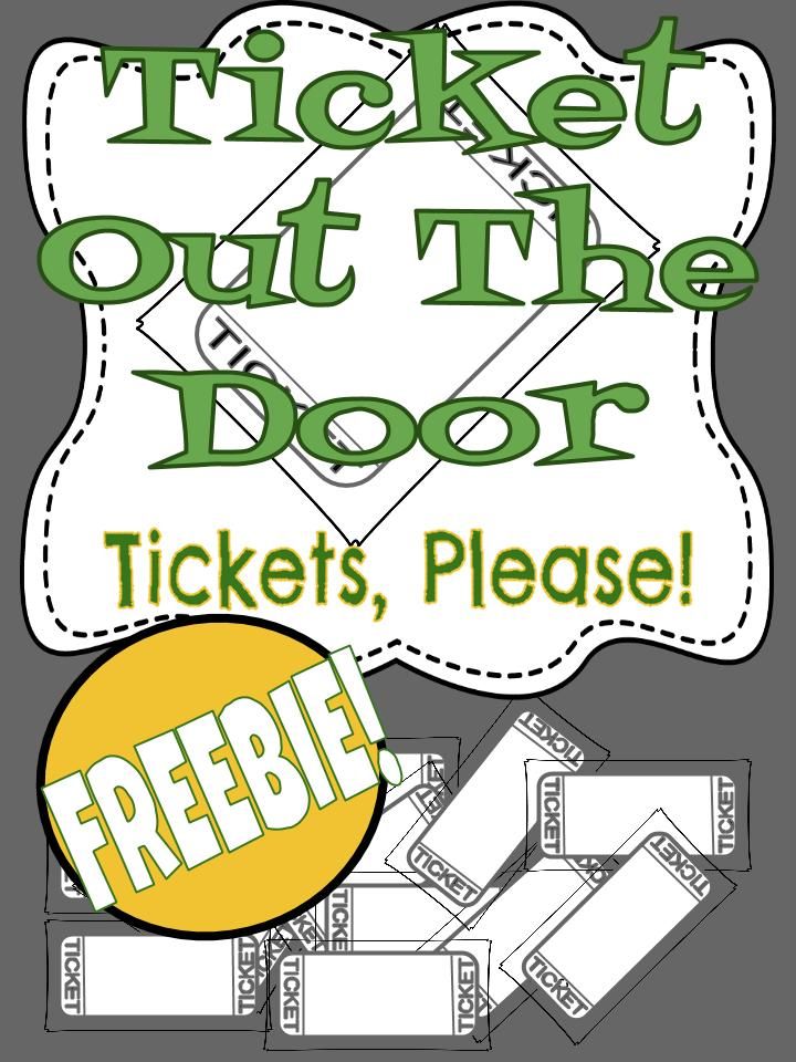 tickets clipart ticket out the door
