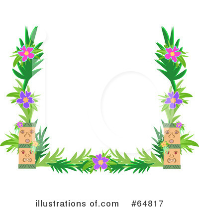 tiki clipart border