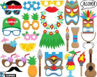 tiki clipart faces