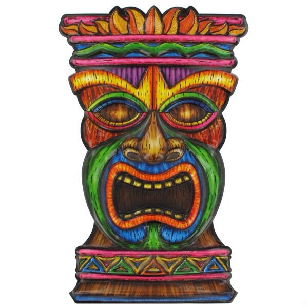 tiki clipart faces