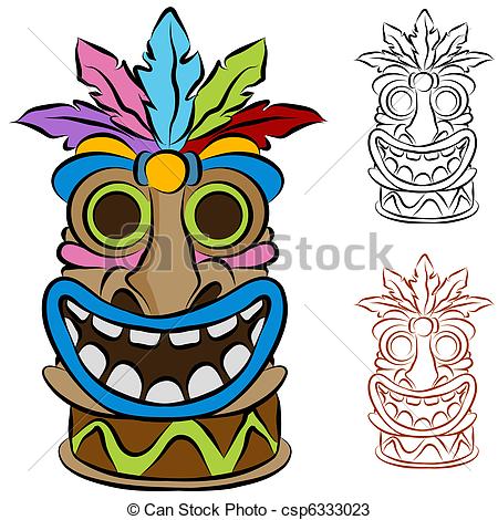 tiki clipart guy