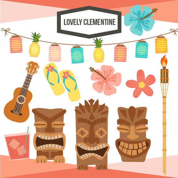 tiki clipart summer