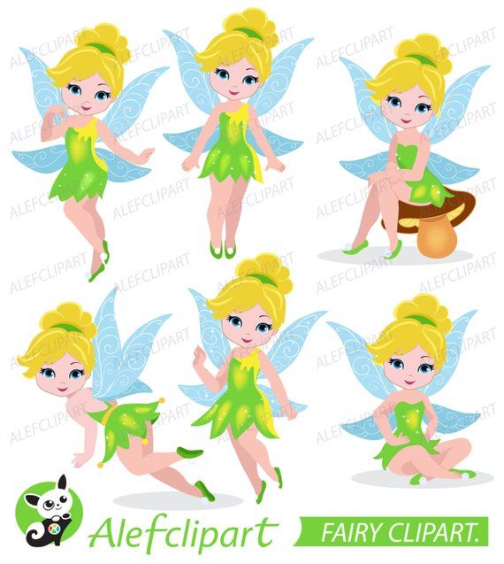 Fairy digital . Tinkerbell clipart baby tinkerbell