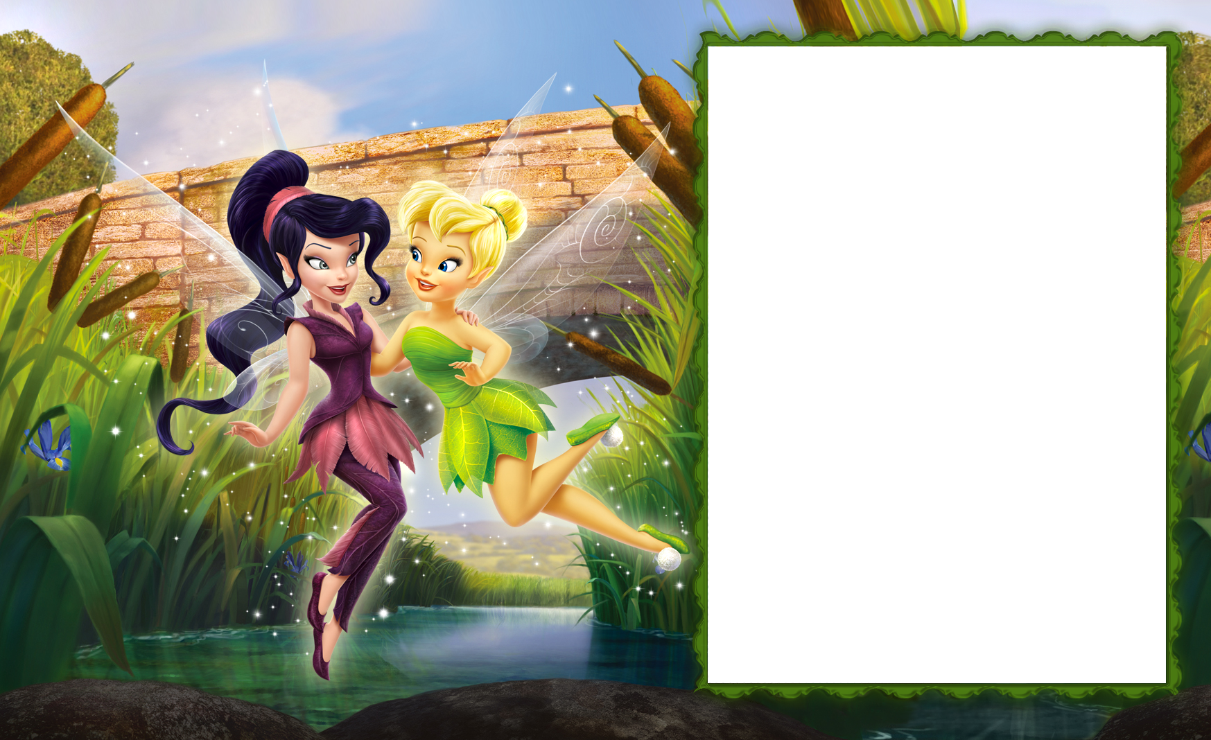 tinkerbell clipart border design