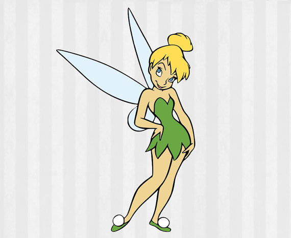 Tinkerbell clipart file. Svg tink disney files