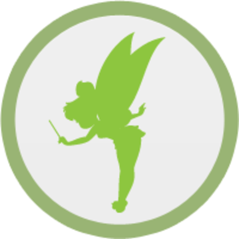 tinkerbell clipart leaf