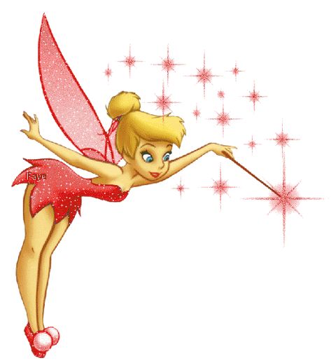 Tinkerbell clipart sparkly. Free animated fairy pictures