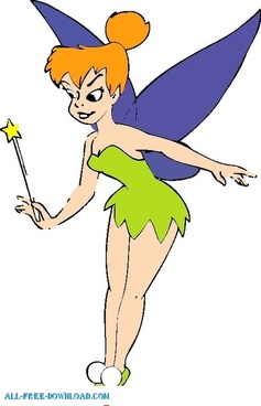 tinkerbell clipart vector