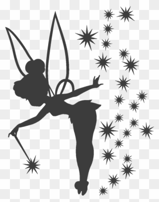tinkerbell clipart wand drawing