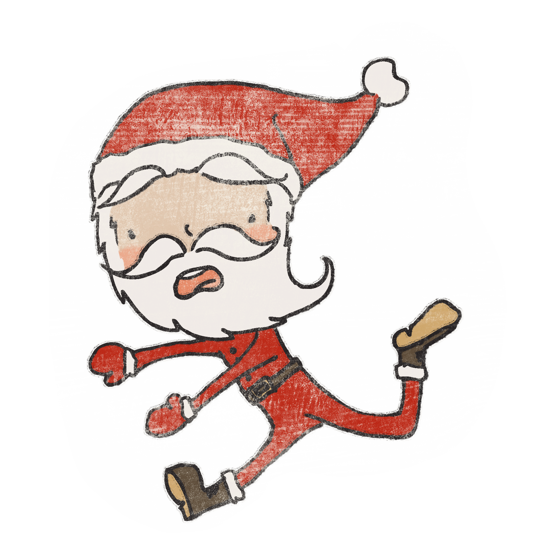 tired clipart elf