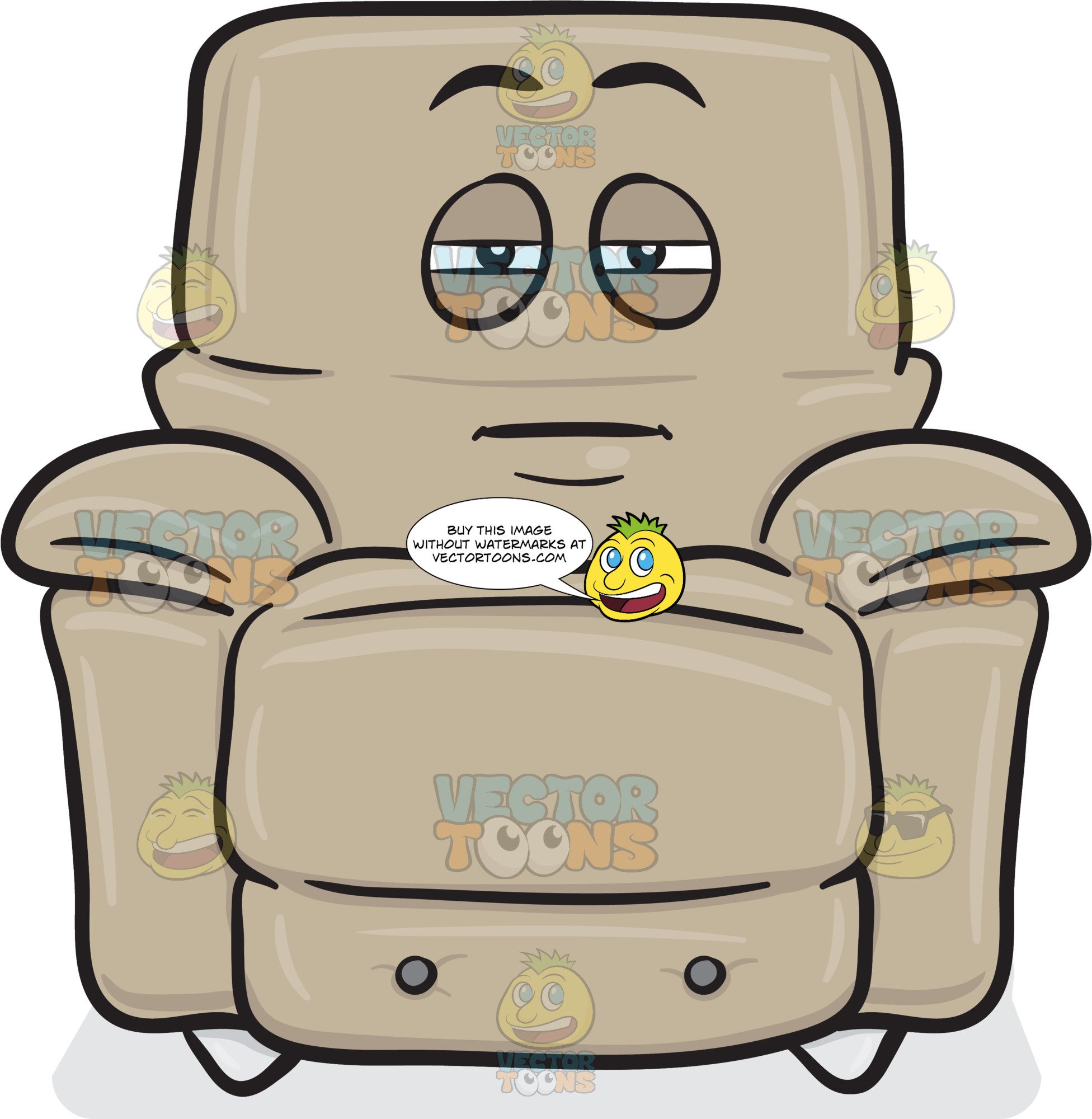 tired clipart heavy bag