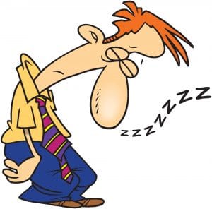 tired clipart lethargic
