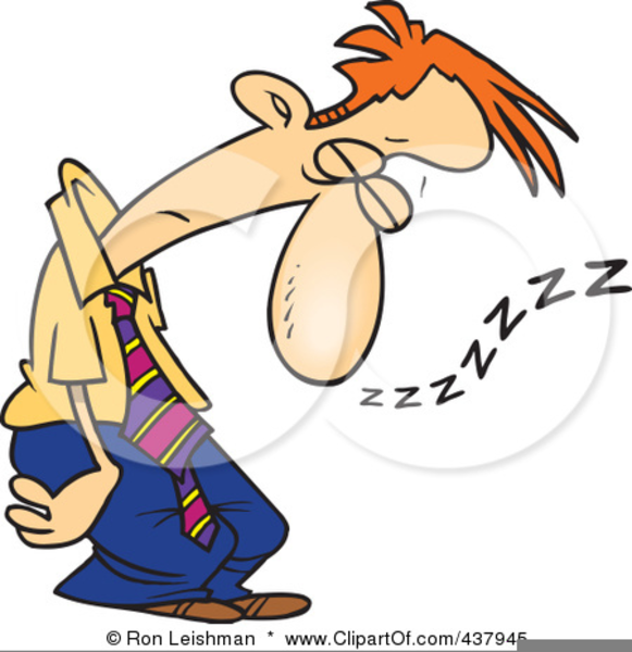 tired clipart person tired