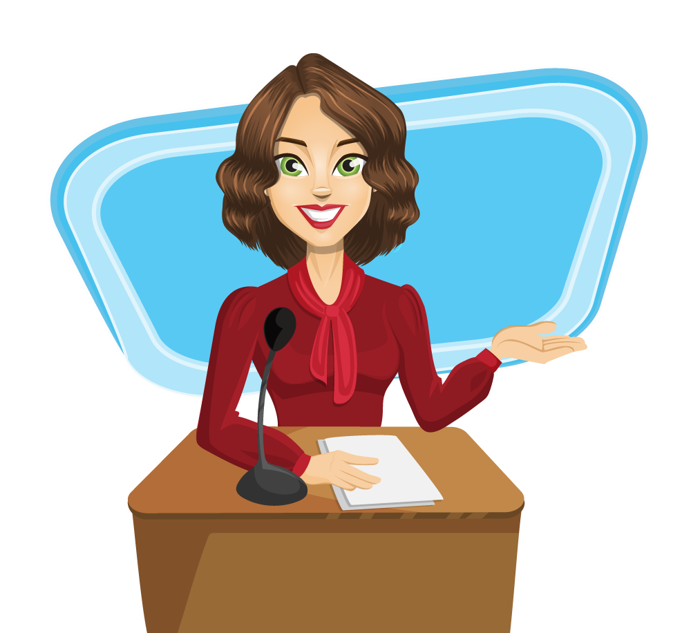 Active reporter on emaze. Tired clipart secretary