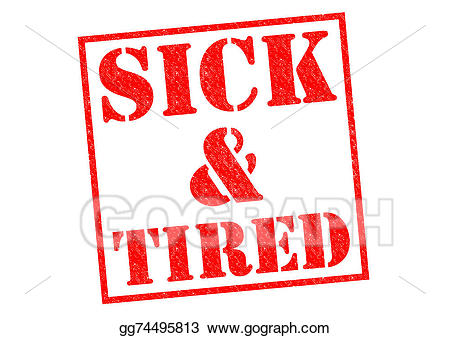 tired clipart sick tired