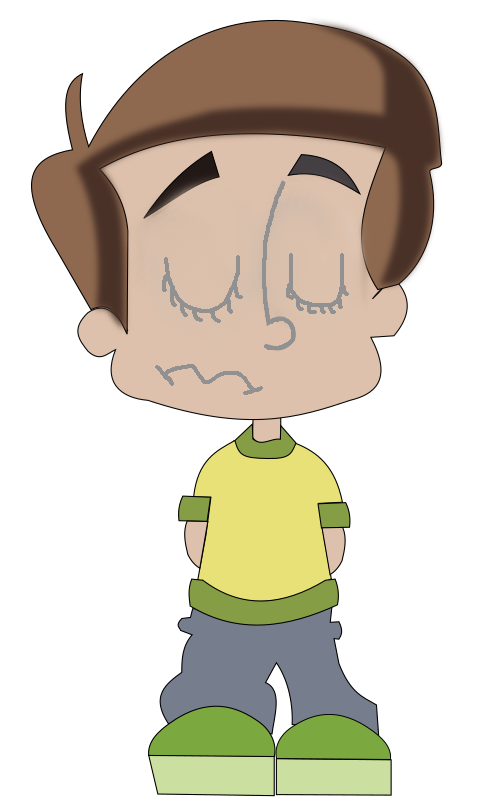 tired clipart tired boy