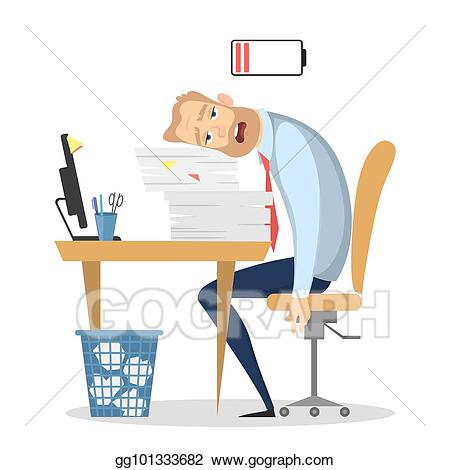 tired clipart tired businessman
