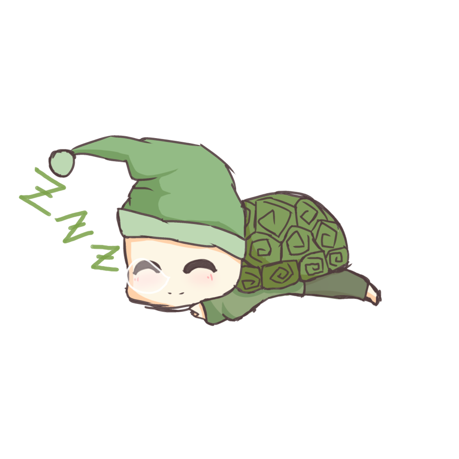 tired clipart turtle