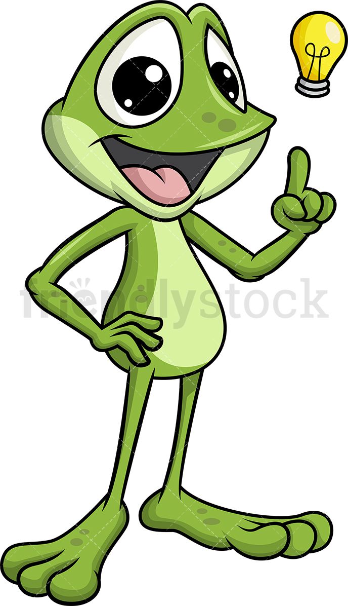 Frog mascot having an. Toad clipart anima