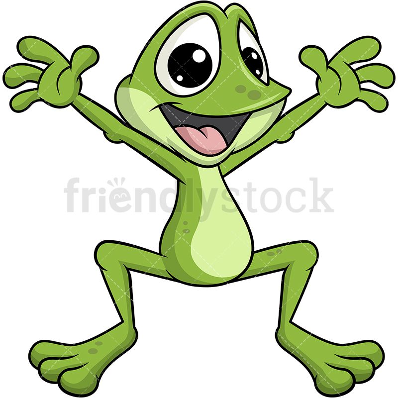 toad clipart frog jumping