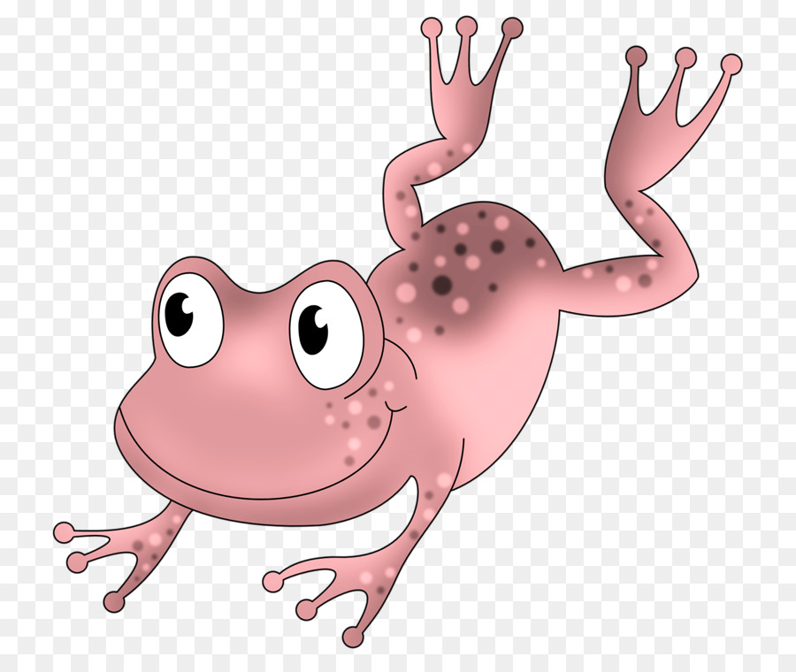 toad clipart pink frog
