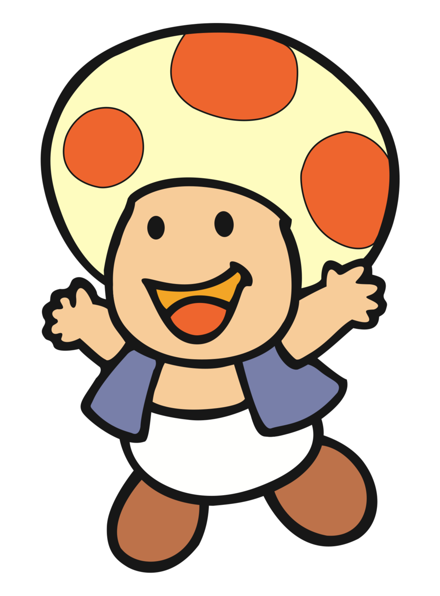 Super mario derpy by. Toad clipart secondary consumer