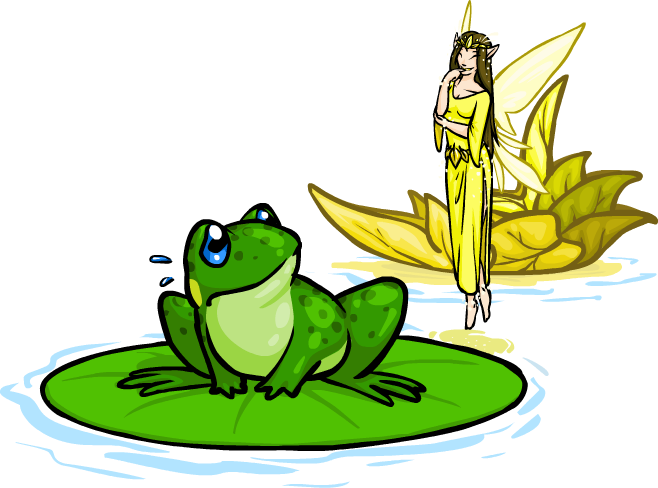 Toad clipart tiny frog. The queen and by