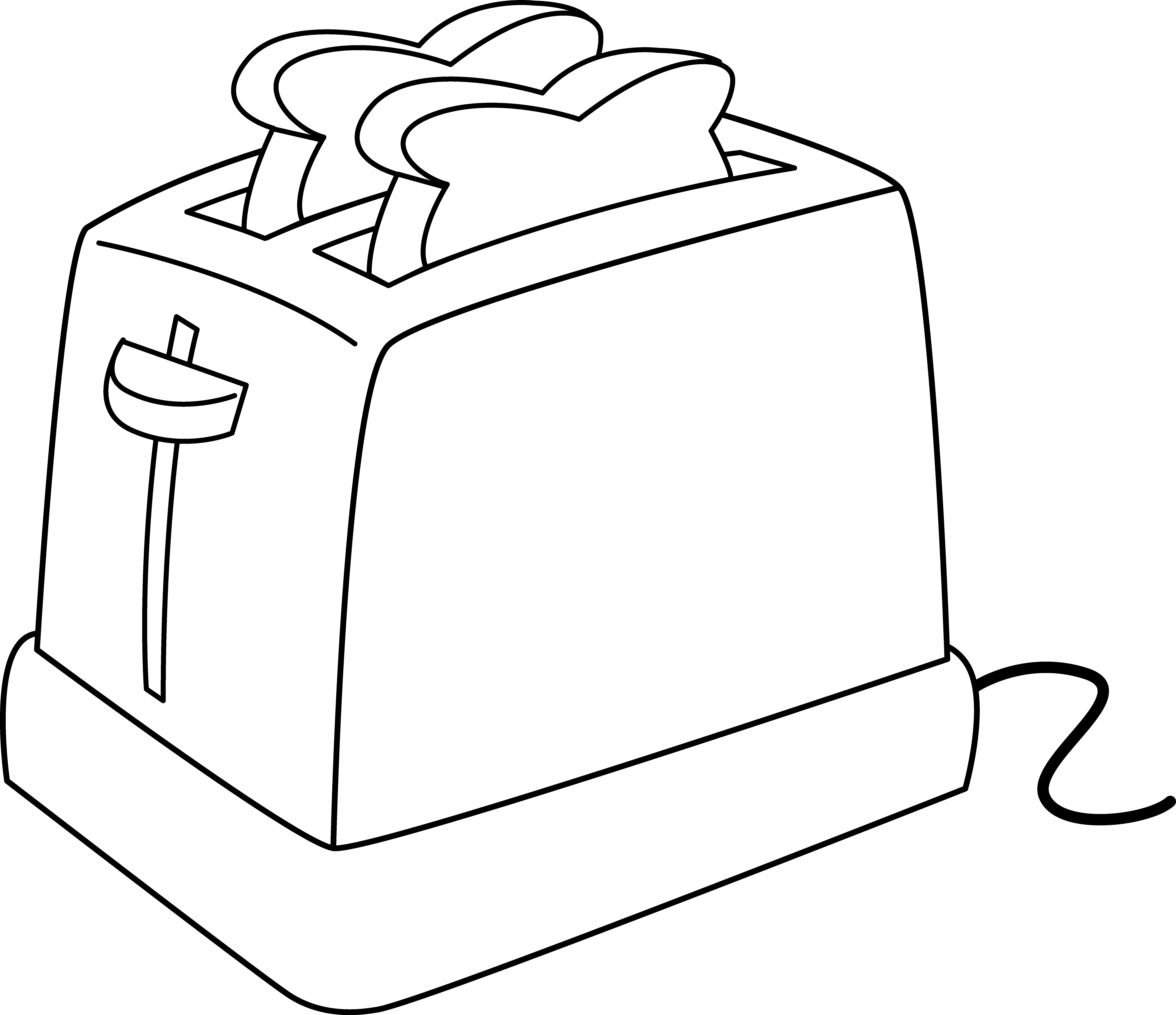 toaster clipart simple
