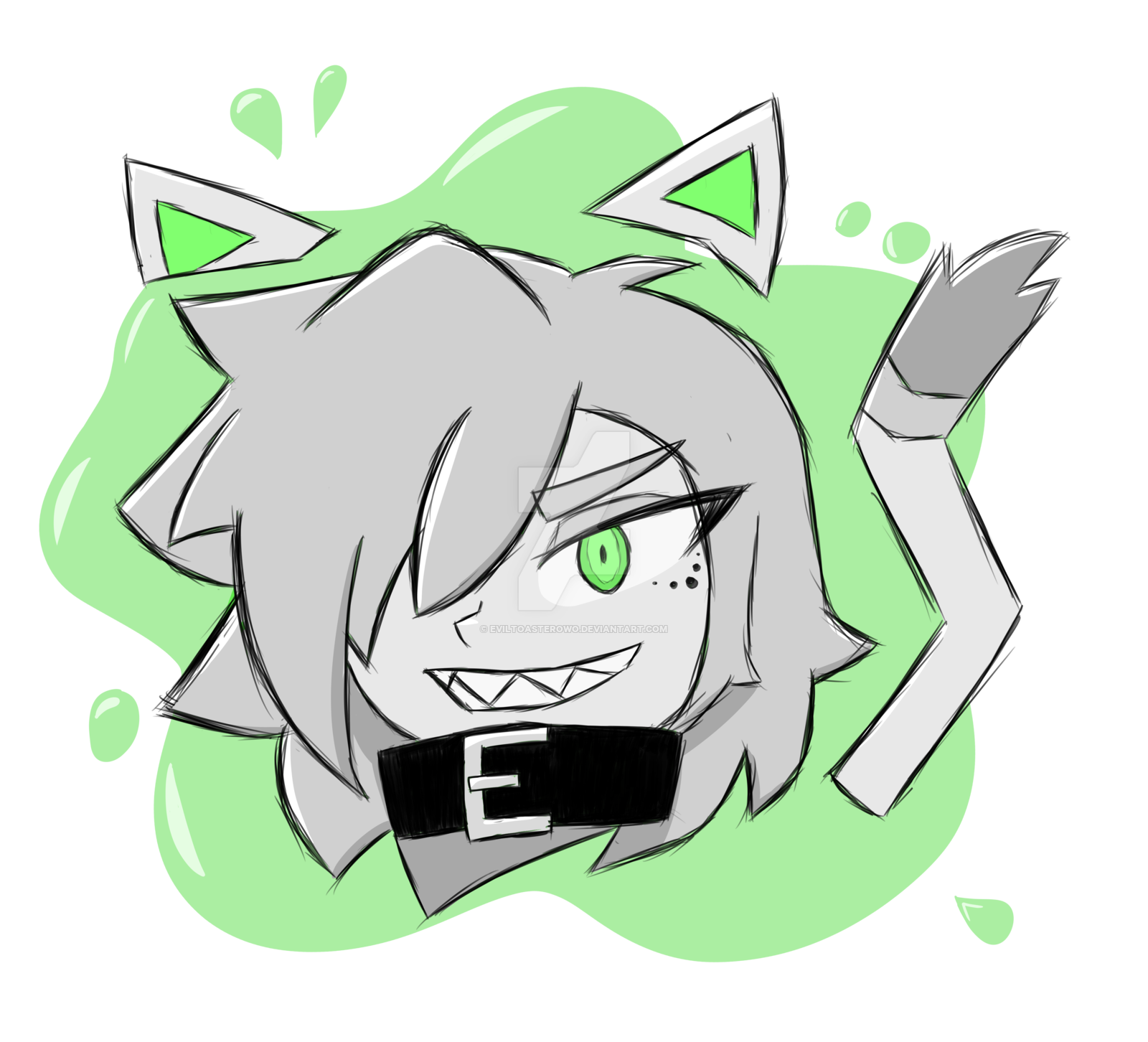 New artstyle colorized toast. Toaster clipart sketch