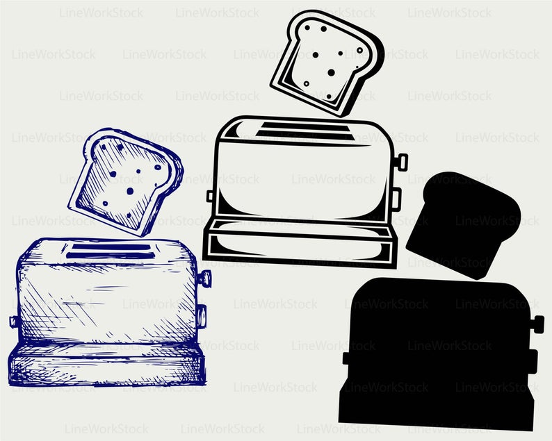 toaster clipart svg