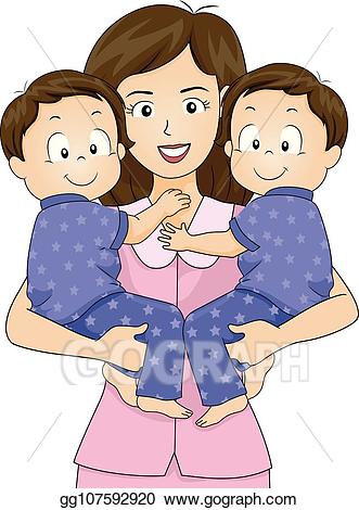 toddler clipart mother