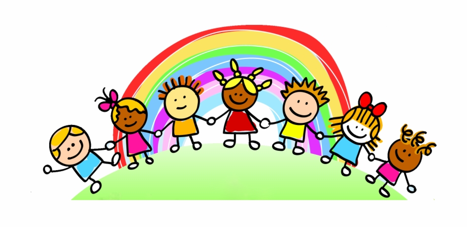 toddler clipart rainbow