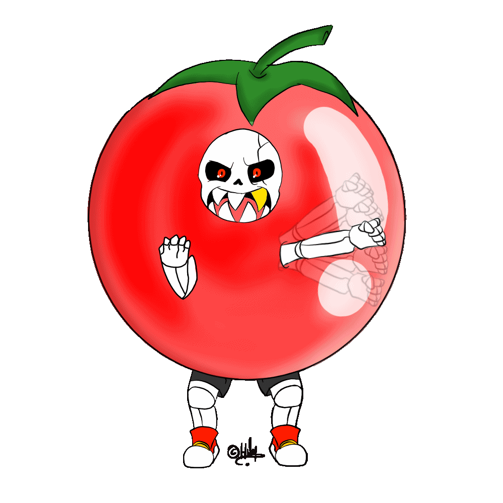 tomatoes clipart angry