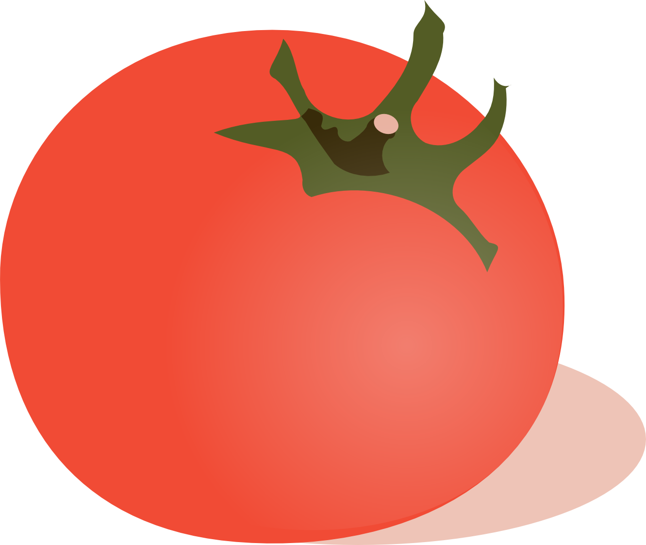 tomatoes clipart bright red