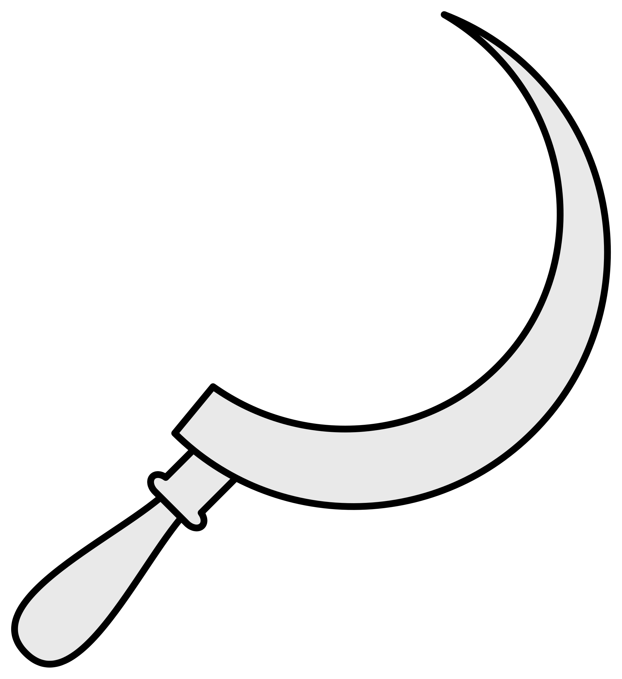 tool clipart sickle