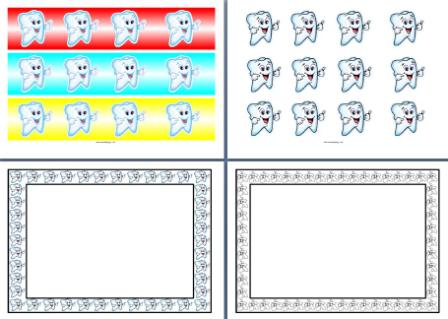 tooth clipart border