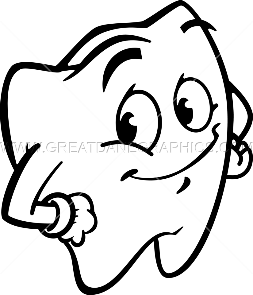 tooth clipart drawing