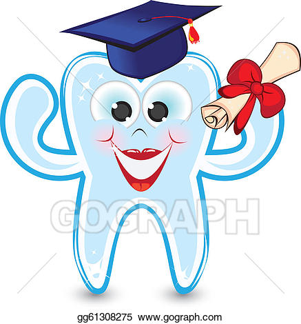 tooth clipart graduation