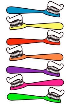 C b f e. Toothbrush clipart