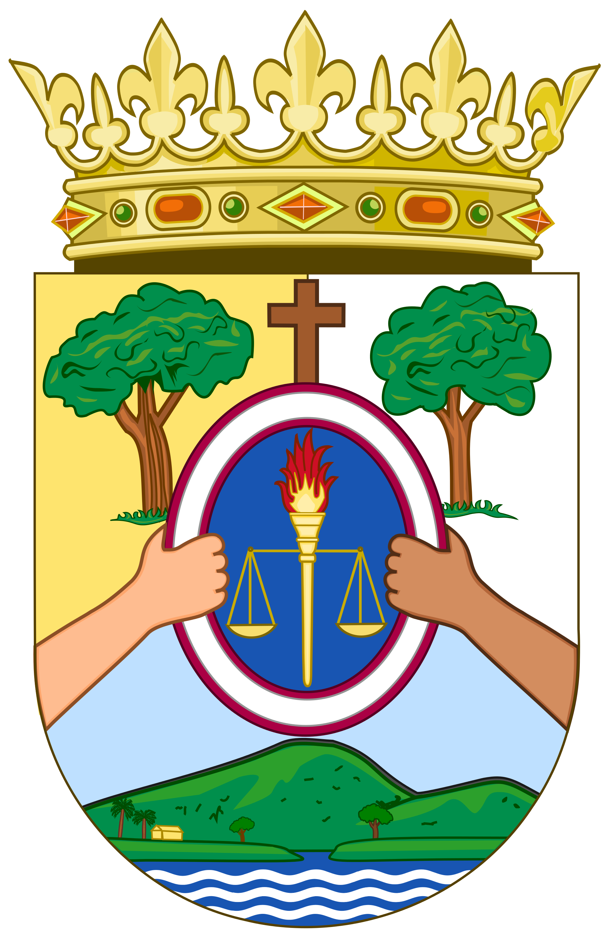 Torch clipart coat arm. File of arms the