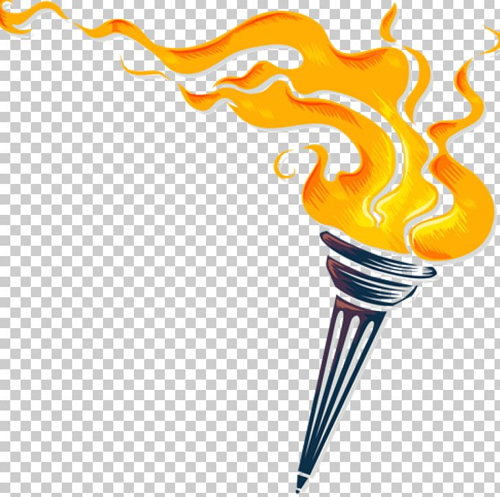 torch clipart fire