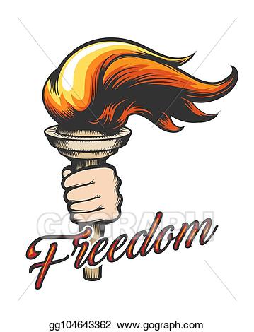 torch clipart freedom