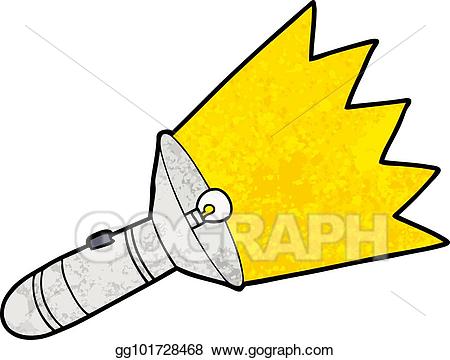 Torch clipart old. Eps vector cartoon stock