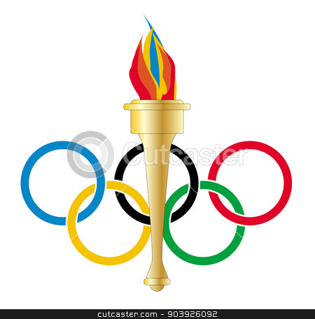 torch clipart olympic basketball