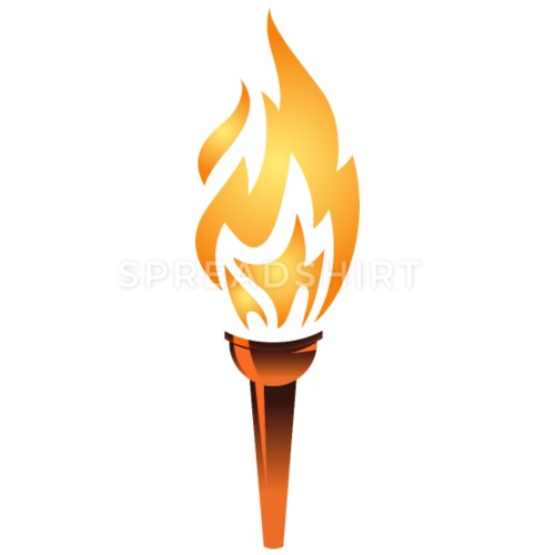 torch clipart olympic flag