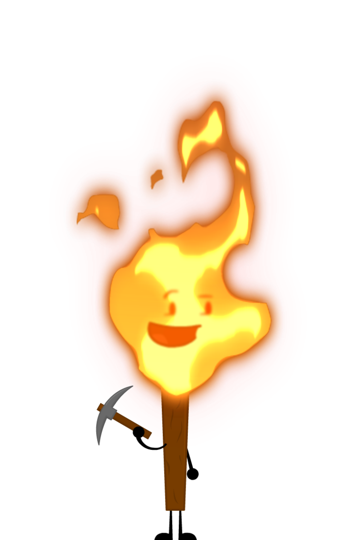 torch clipart realistic