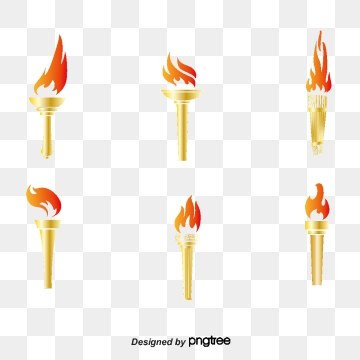 torch clipart vector
