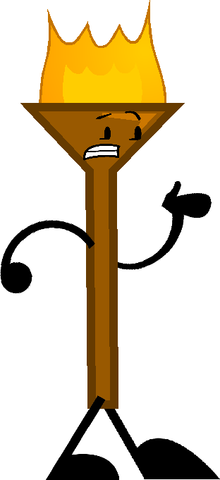 Object shows community fandom. Torch clipart weird
