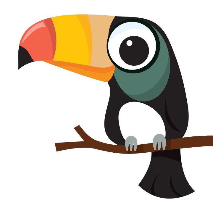 toucan clipart easy