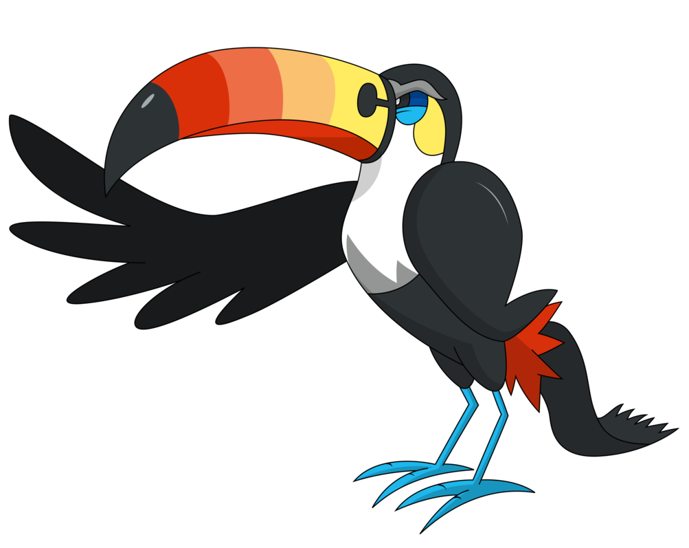 toucan clipart rare bird